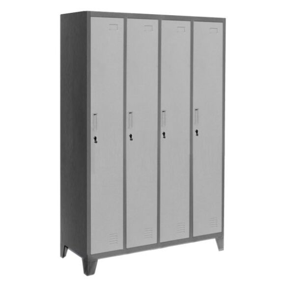 Locker  L400-1 metálico 4 cuerpos 1 puerta
