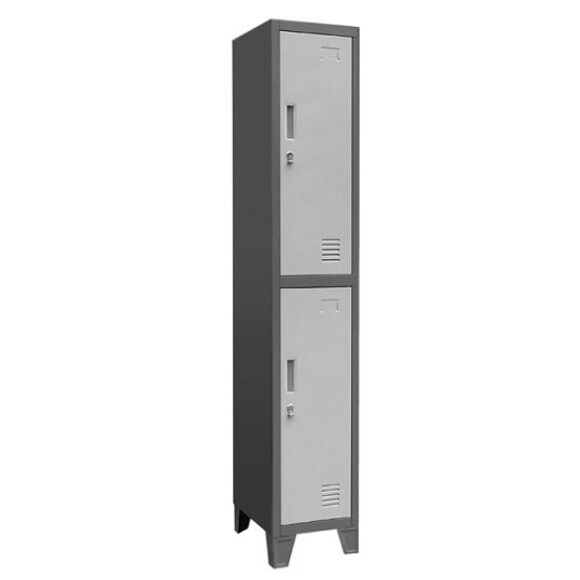 Locker L100-2 metálico 1 cuerpo 2 puertas