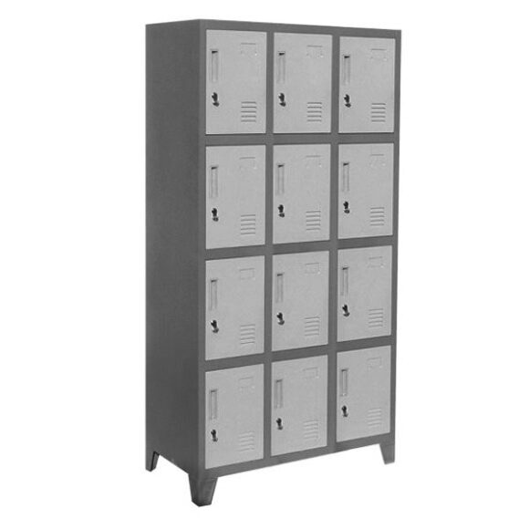Locker L300-4 metálico 3 cuerpos 4 puertas