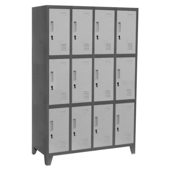 Locker L400-3 metálico 4 cuerpos 3 puertas
