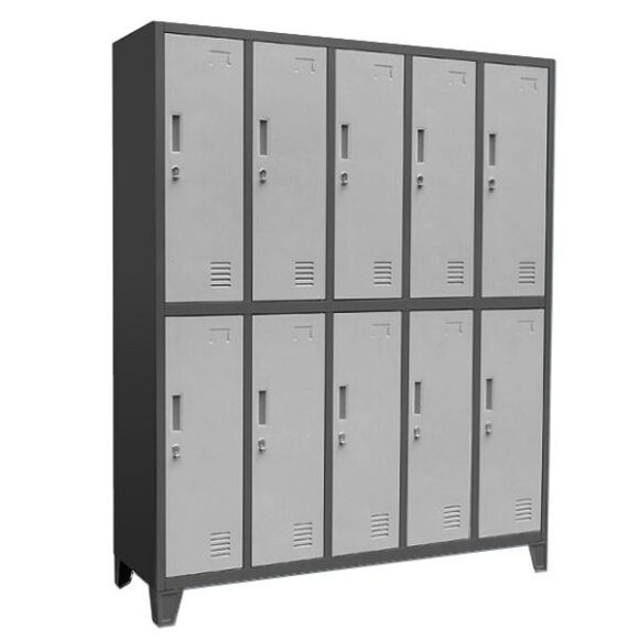 Locker L500-2 metálico 5 cuerpos 2 puertas